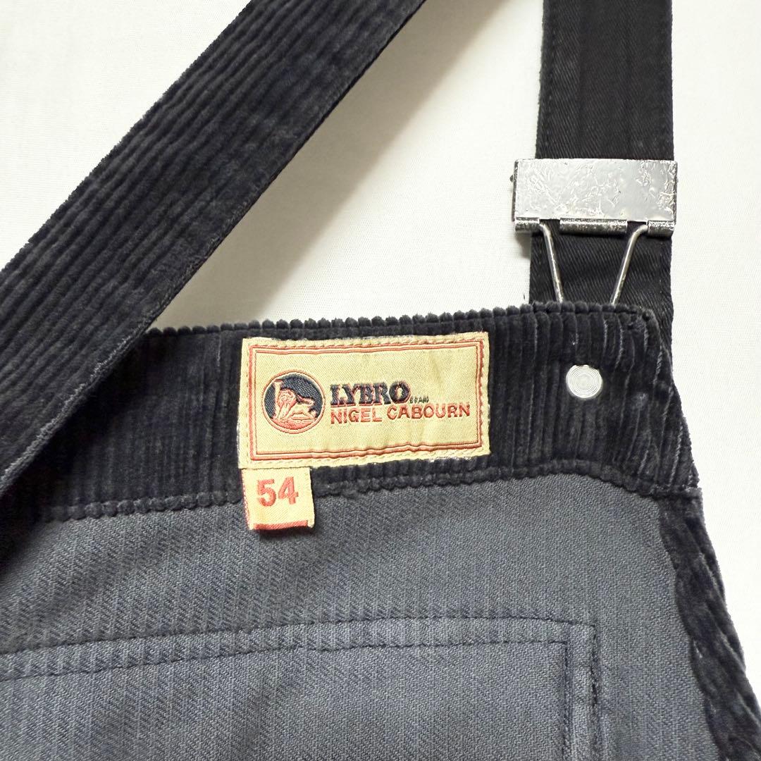 サイズ54！NIGELCABOURN 太畔コーデュロイオーバーオール