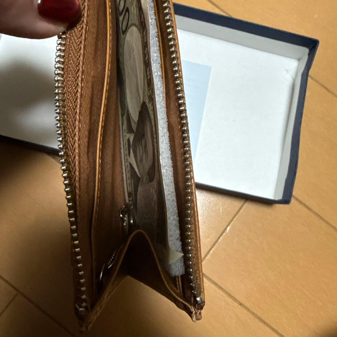 新品　箱入り　キタムラ　kitamura メンズ　シュリンクレザー　長財布