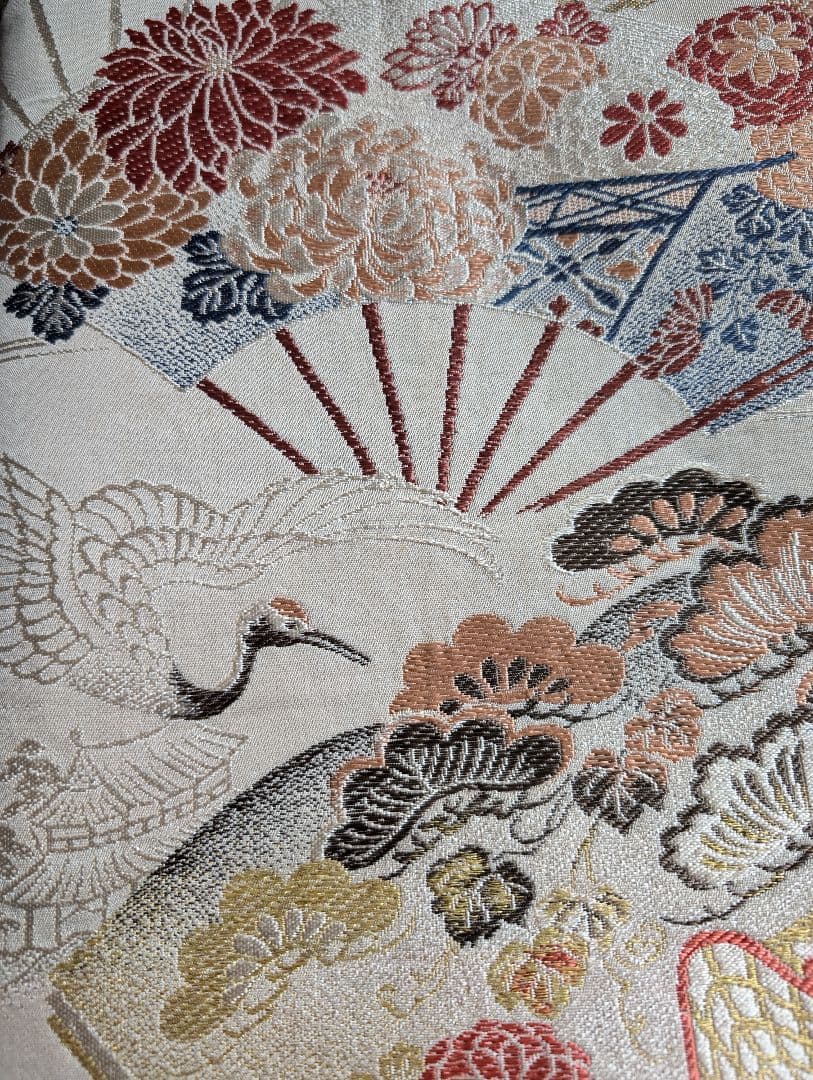 帯地リメイク　ノートPCケース