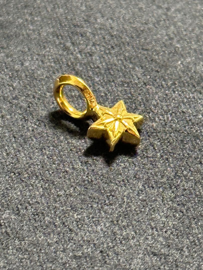 クロムハーツ　22k スタースタックチャーム　インボイス原本無修正あり