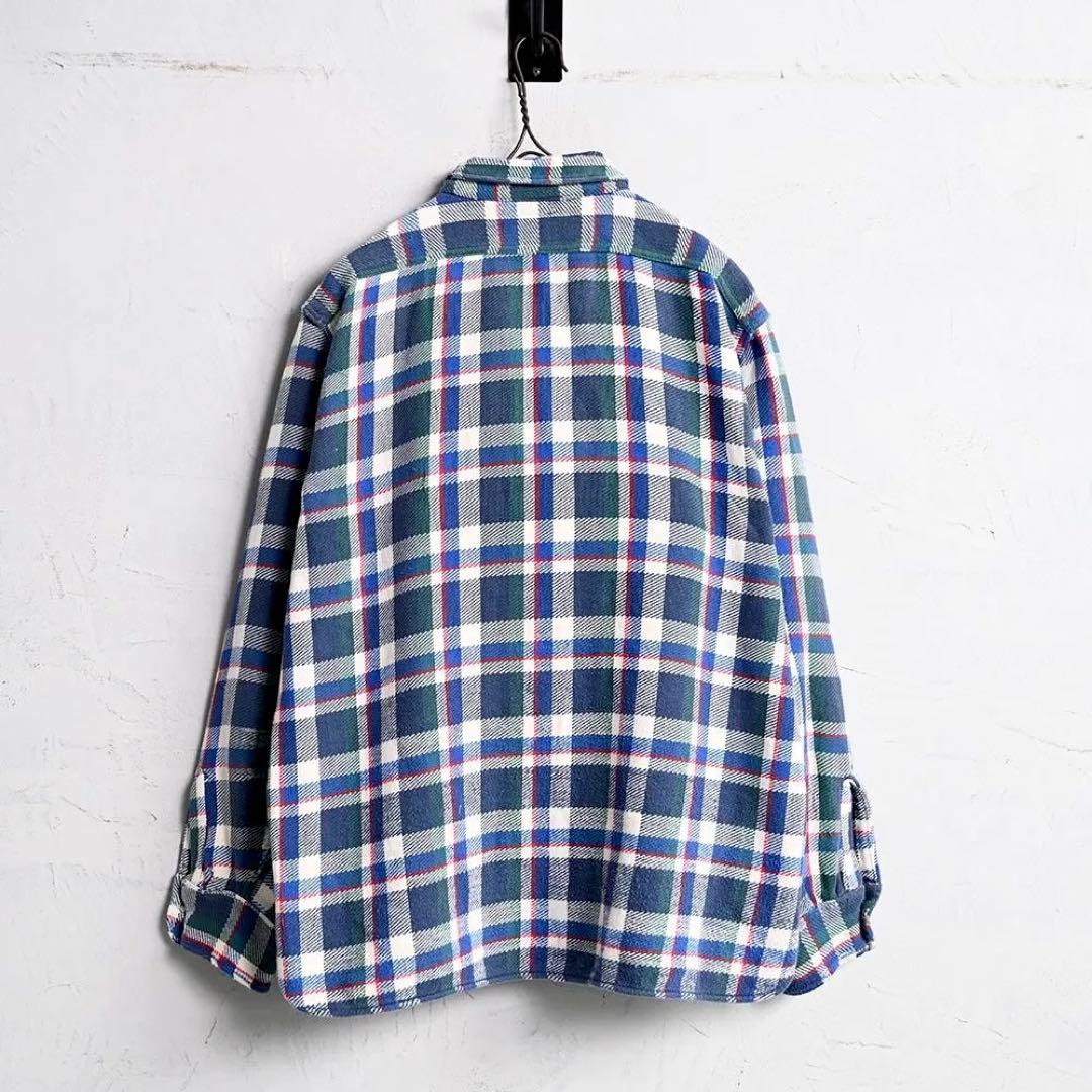 コ*マ様 【好配色】 40s SUN VALLEY SHIRT マチネル ネルシ