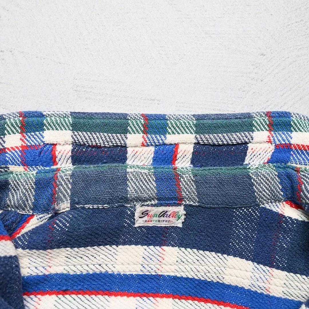 コ*マ様 【好配色】 40s SUN VALLEY SHIRT マチネル ネルシ