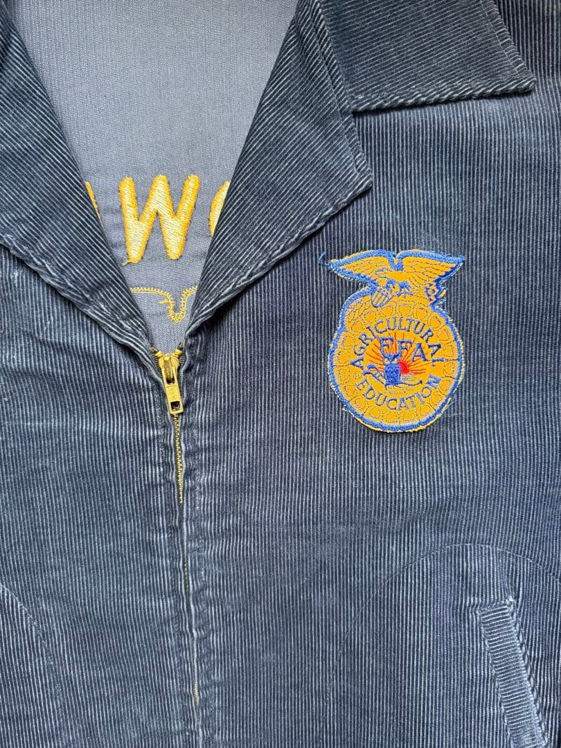 週末値下げ FFA ジャケット 濃紺 サイズlot100-40程度 90Sくらい