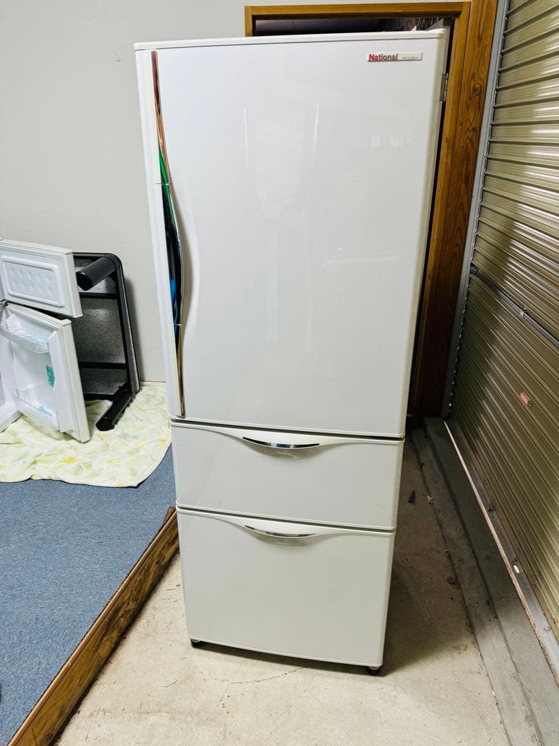 福岡発　ナショナル 冷蔵庫 冷凍庫 動作品 320L 大容量 家庭用