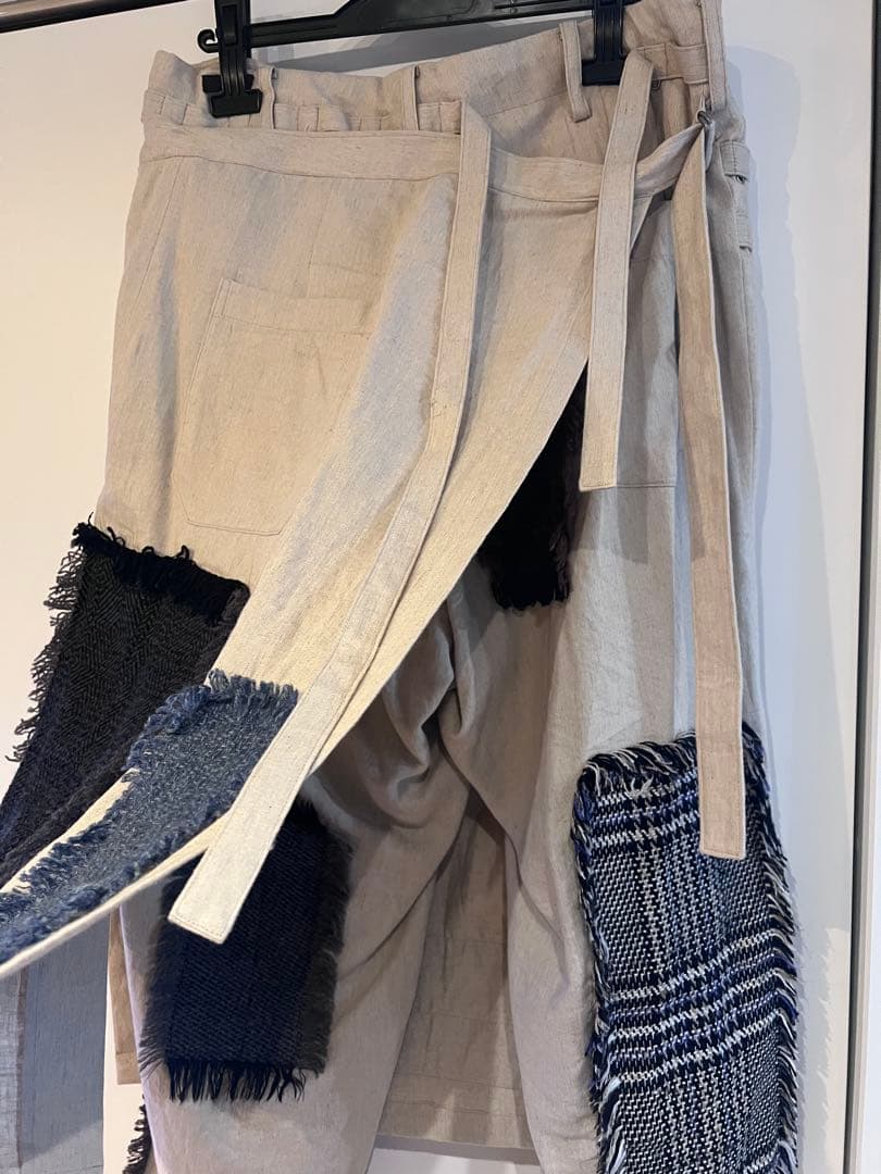 ヨウジヤマモト プールオム 23ss ラウールパッチワークセットアップ