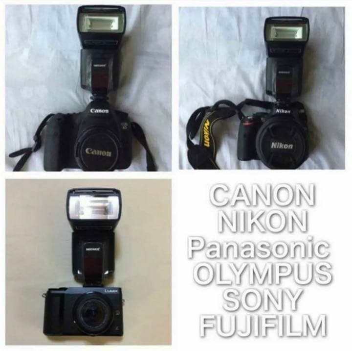 ストロボ２台セット！２台！一眼レフカメラ対応！スピードライト！美品！