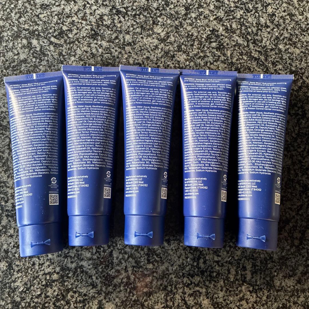 新品未使用 doTERRA deep blueドテラ　ディープブルー　5本セット