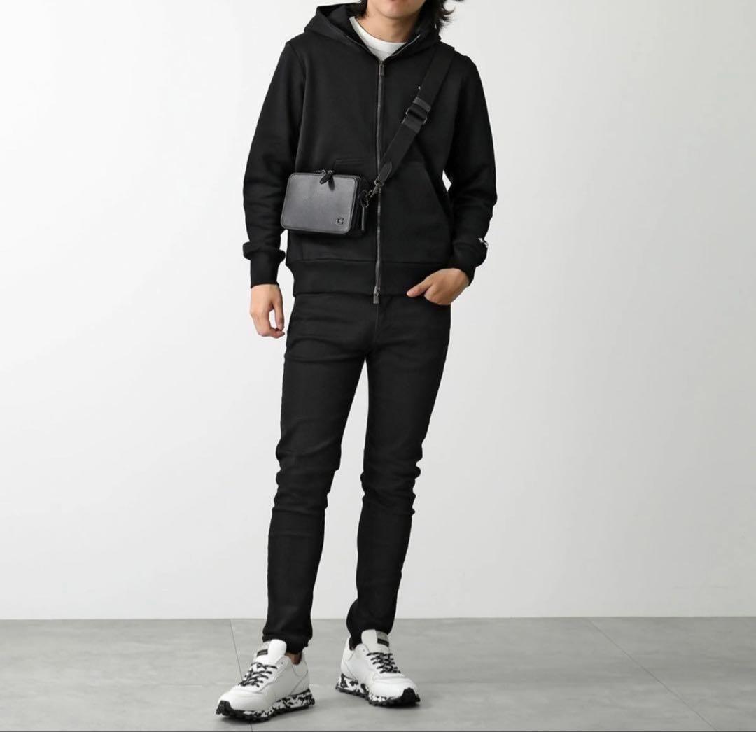 COACH コーチ ショルダー チャーター クロスボディ ブラック 黒cr782