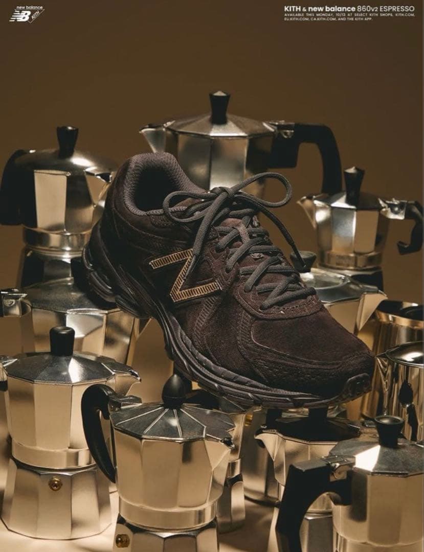 Kith x New Balance 860V2 Espresso 26㎝