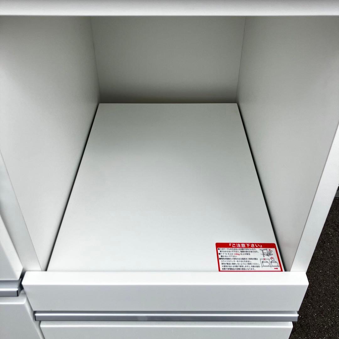 【美品】ニトリ レジューム キッチンカウンター 120-2 QH-R-WH