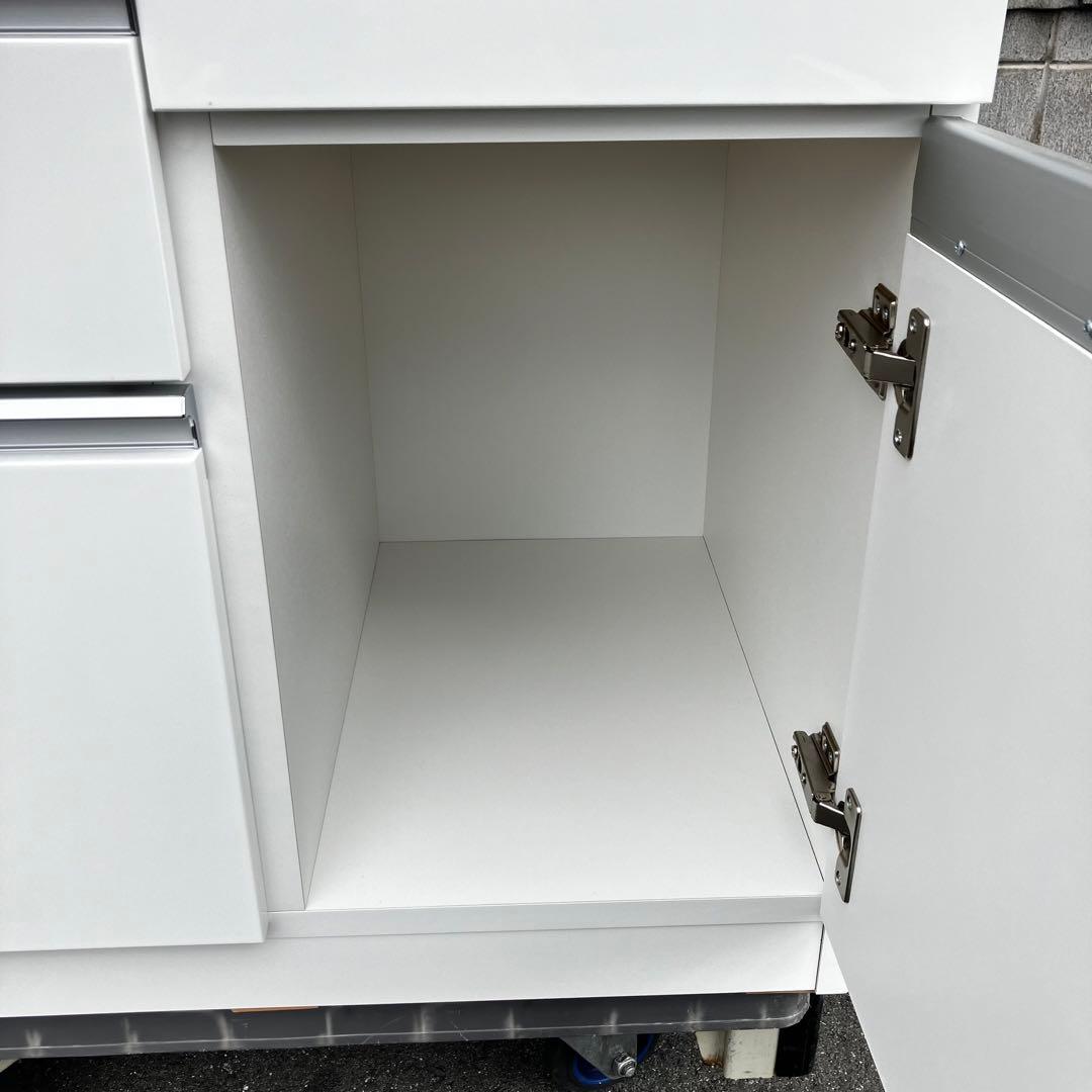 【美品】ニトリ レジューム キッチンカウンター 120-2 QH-R-WH