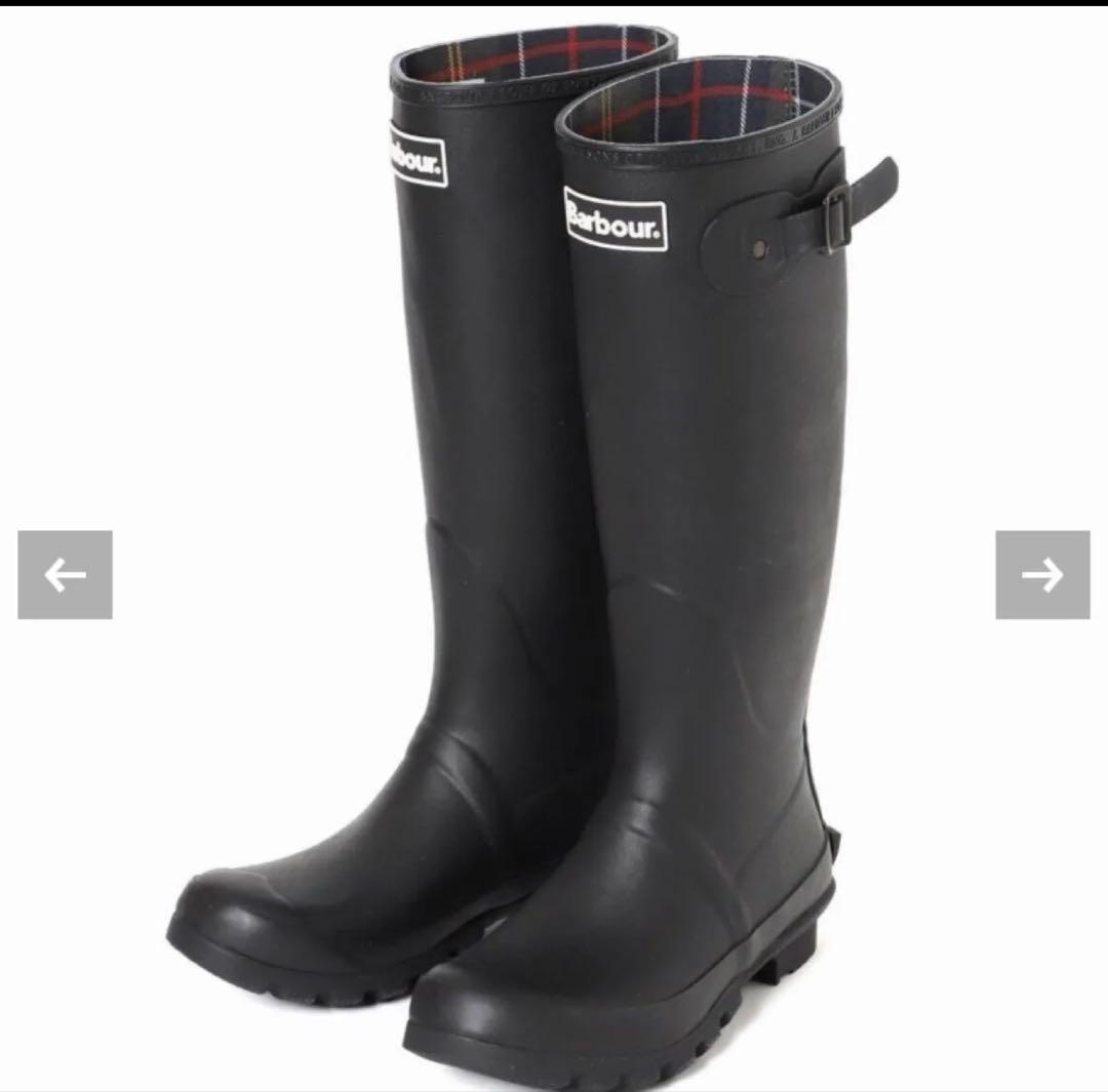 新品　【BARBOUR/バブアー】bede：レインブーツ