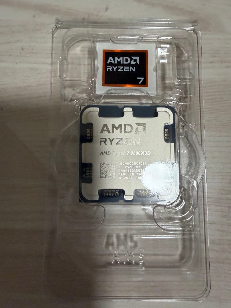 カ*ビ様 新品 AMD Ryzen7 9800X3D CPU