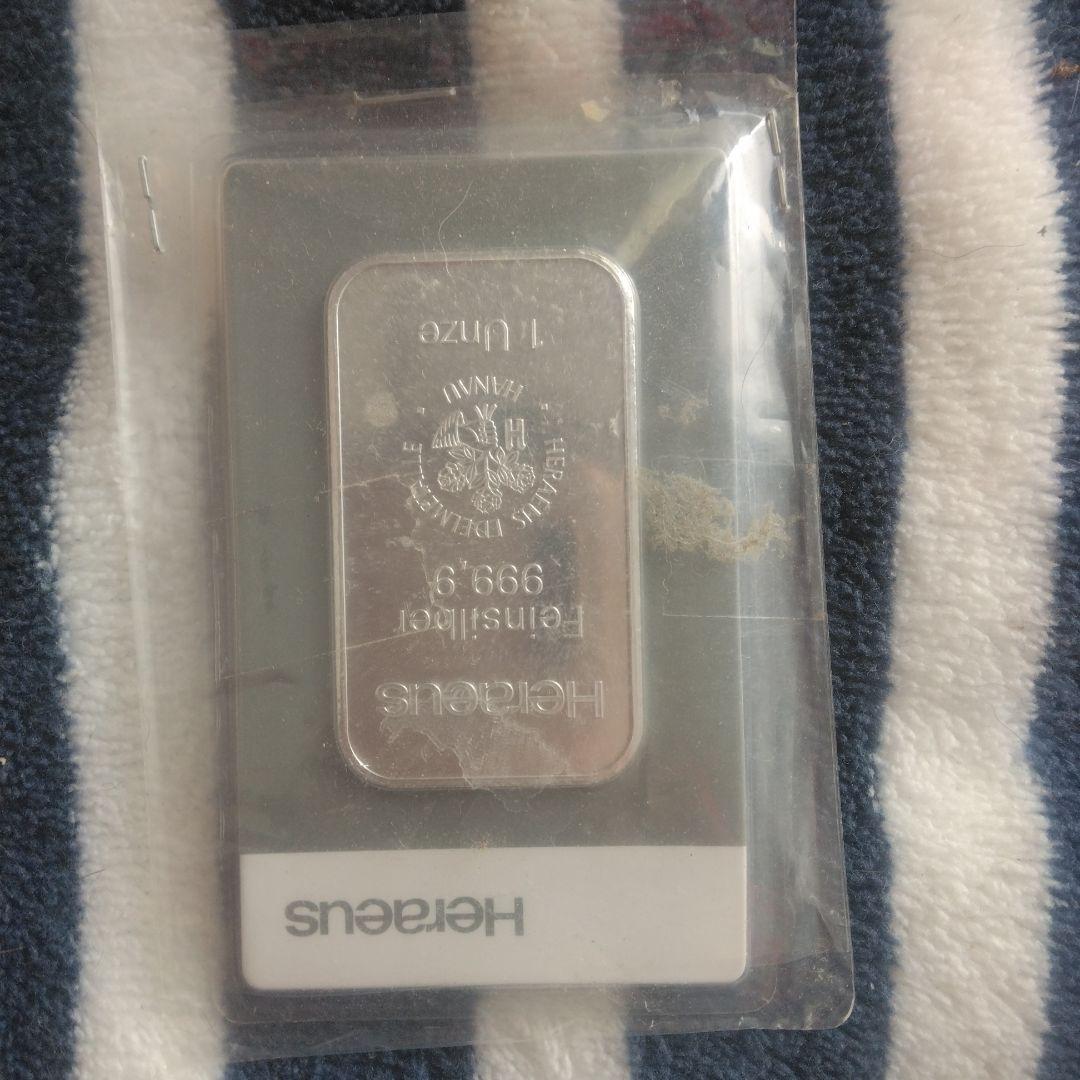 銀　インゴット　一オンス
