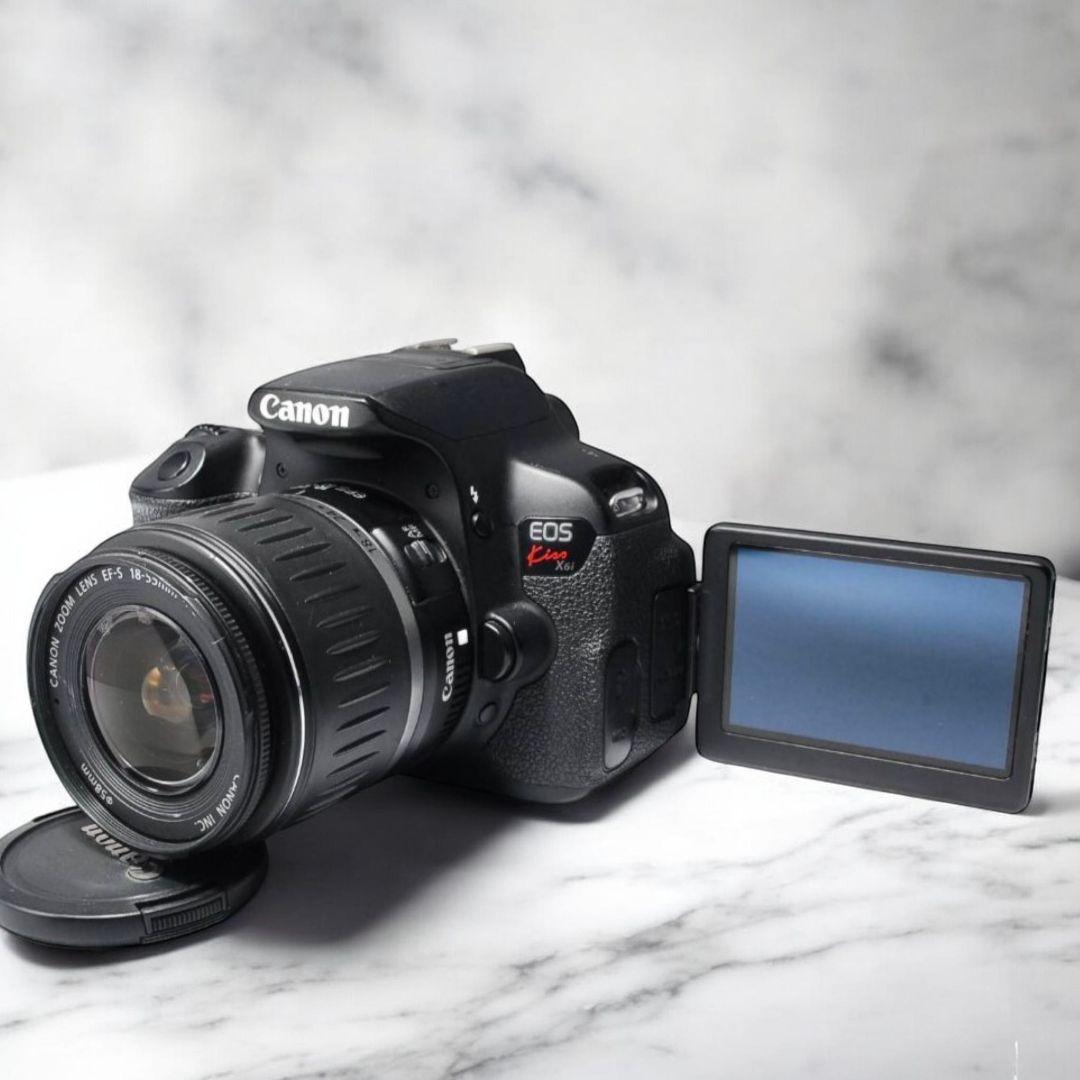 ♥一眼デビュー応援♥ Canon Kiss X6i♥高画質＆簡単操作 タッチ操作