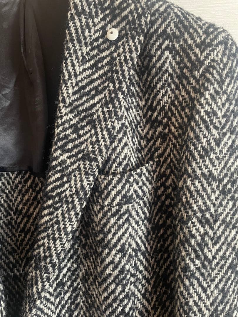 L.B.M. 1911 ルビアム　コート ヘリンボーン　膝上丈　48