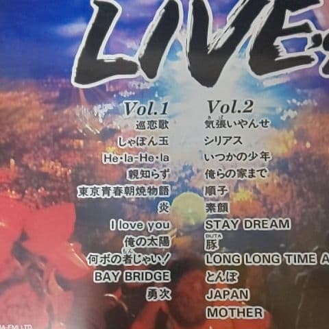 TSUYOSHI NAGABUCHI LIVE '92 JAPAN IN TO…