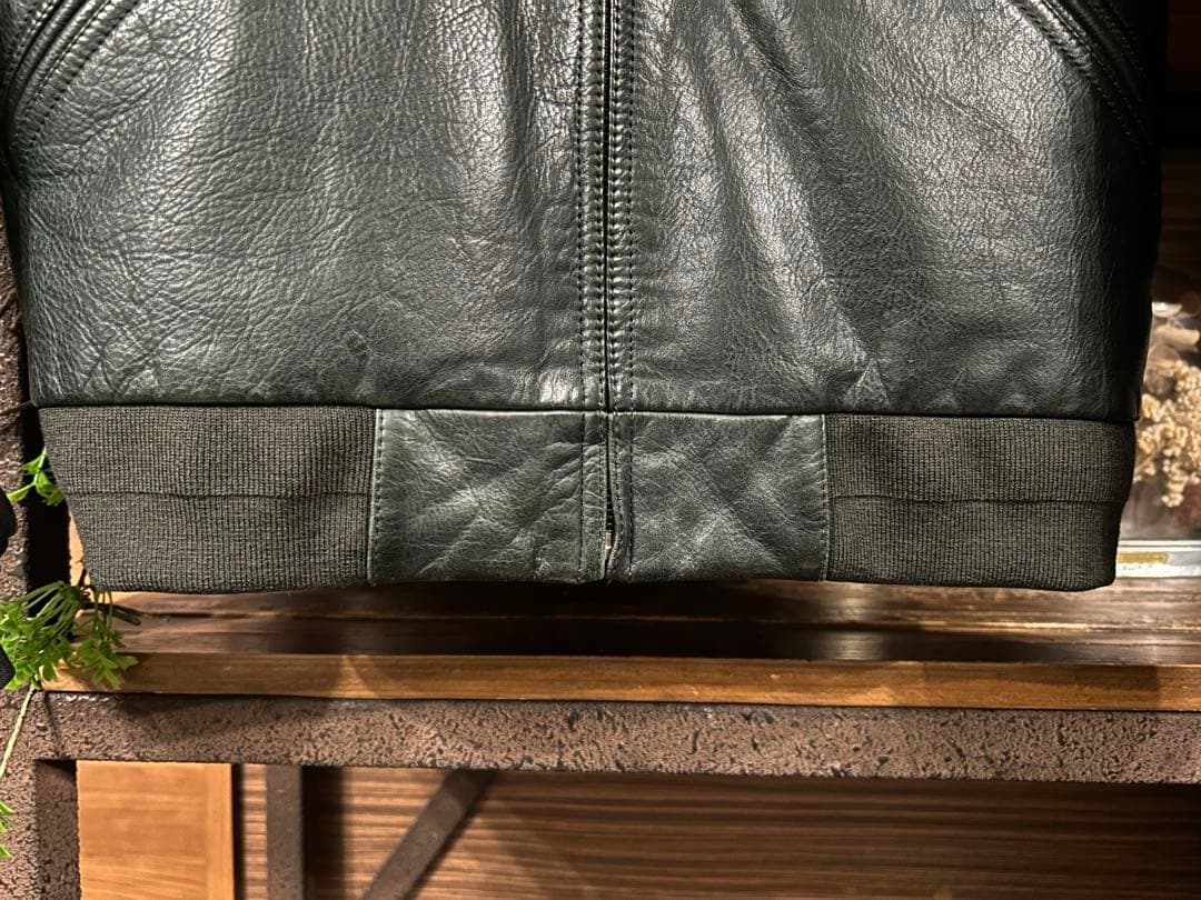 A.P.C. carhartt コラボ　デトロイトレザージャケット　XS