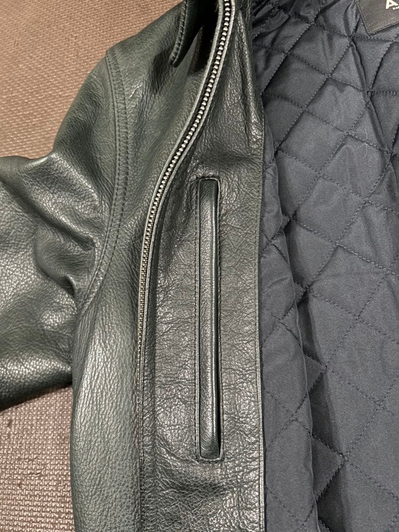 A.P.C. carhartt コラボ　デトロイトレザージャケット　XS