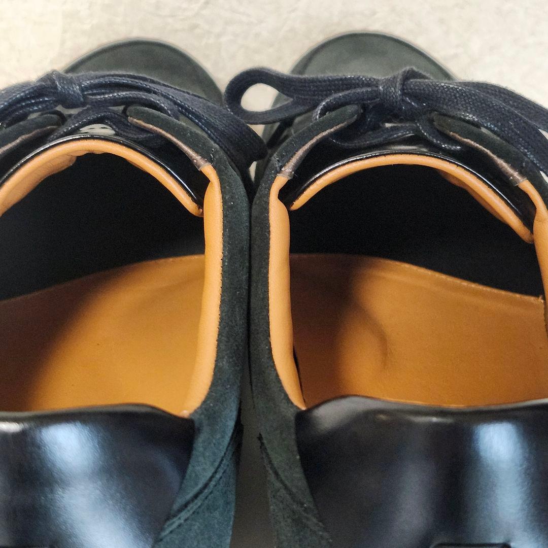 新品 アシックス ランウォーク 26EEE ブラック ヌバックレザー スニーカー