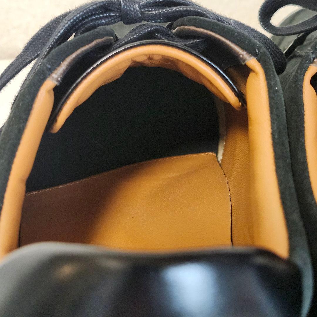 新品 アシックス ランウォーク 26EEE ブラック ヌバックレザー スニーカー