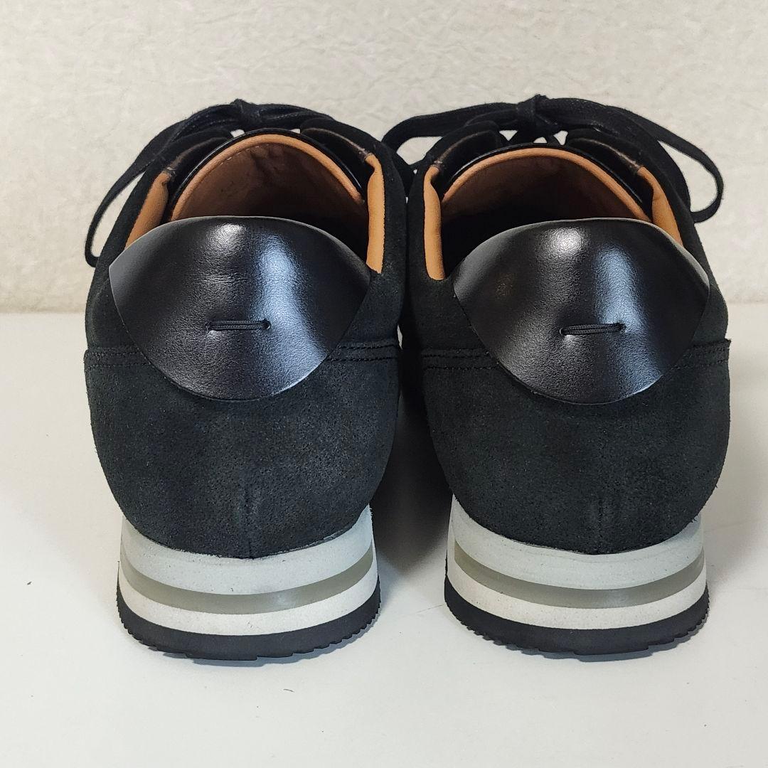 新品 アシックス ランウォーク 26EEE ブラック ヌバックレザー スニーカー