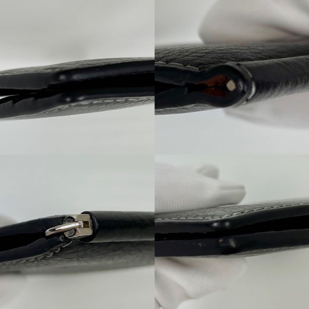 美品　土屋鞄　マネークリップウォレット　ブラック　小銭入れ　カードポケット