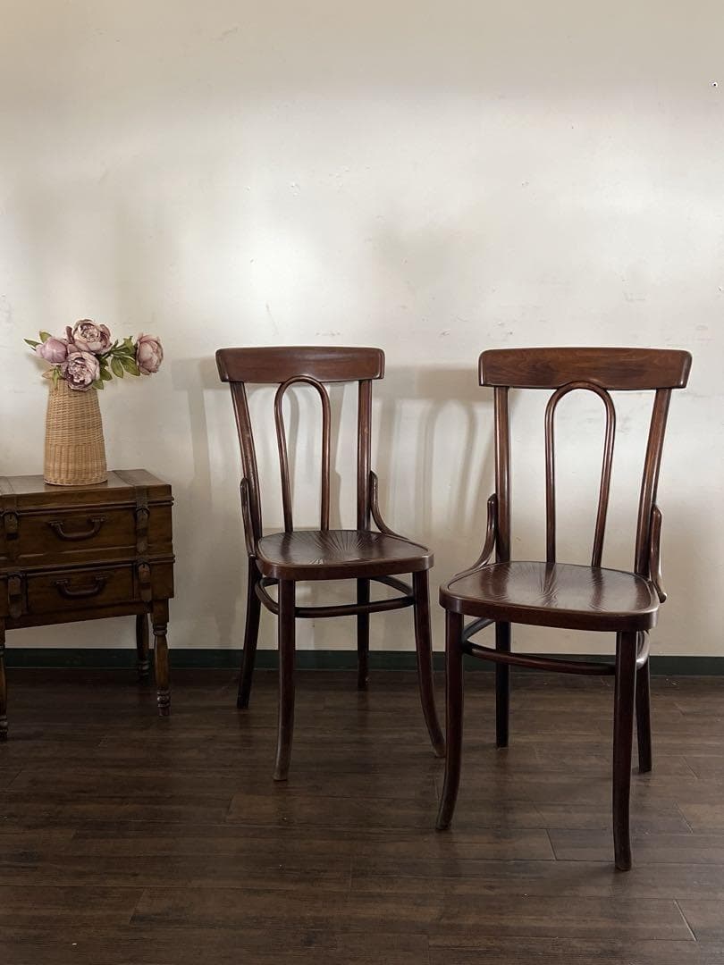k967r115 曲げ木が美しいベントウッドチェア 英国アンティーク家具