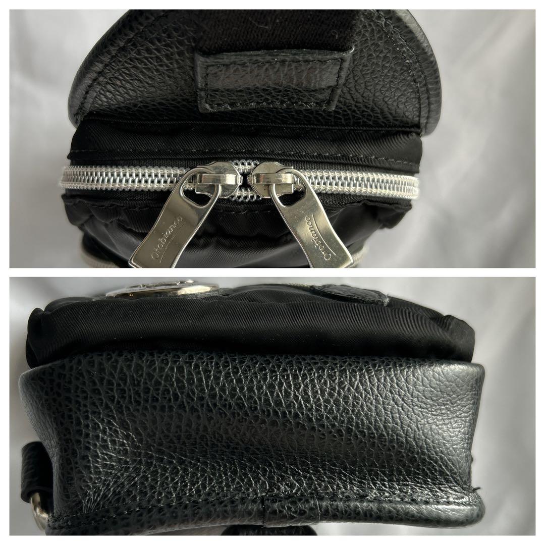 【未使用】オロビアンコ ボディバッグ イブリデロ 牛革 ワンショルダー イタリア