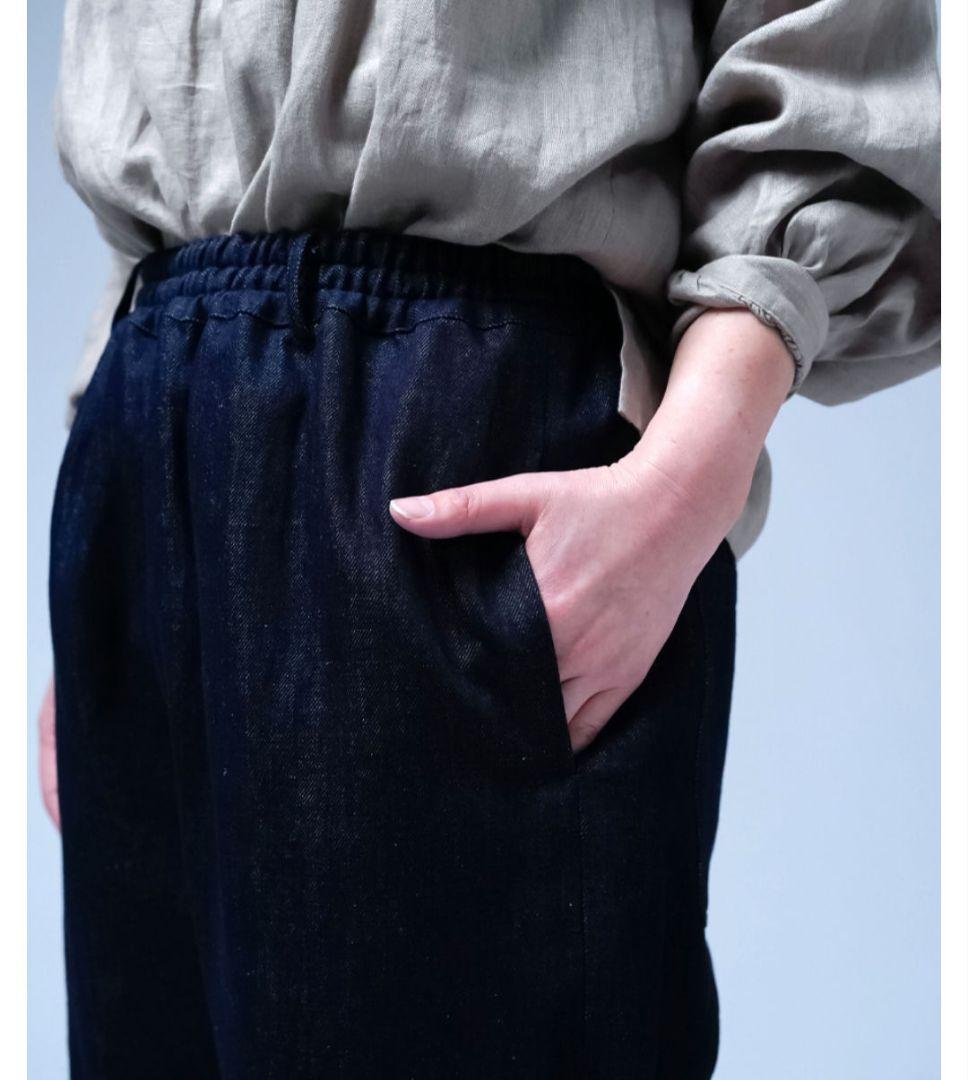wafu.【リネンデニム】みんな大好き 一番使いやすいシルエットのデニムパンツ