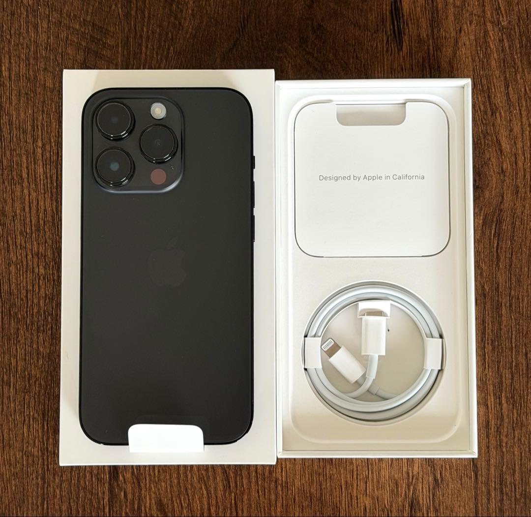 iPhone 14 Pro 256GB スペースブラック【ケース付き】