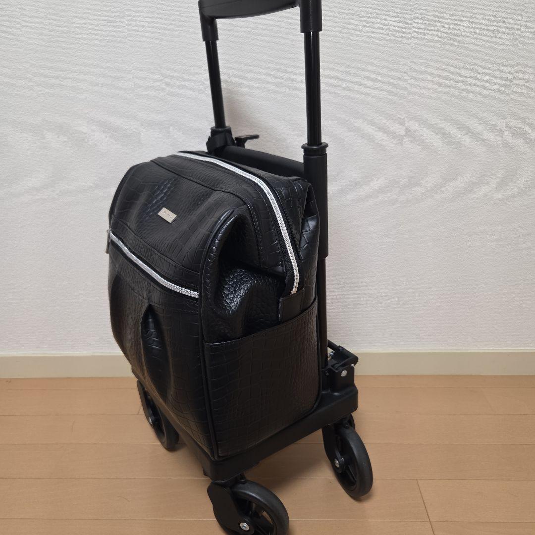 島製作所 ショッピングカート メロディ スムーズKBR クロコダイルBK