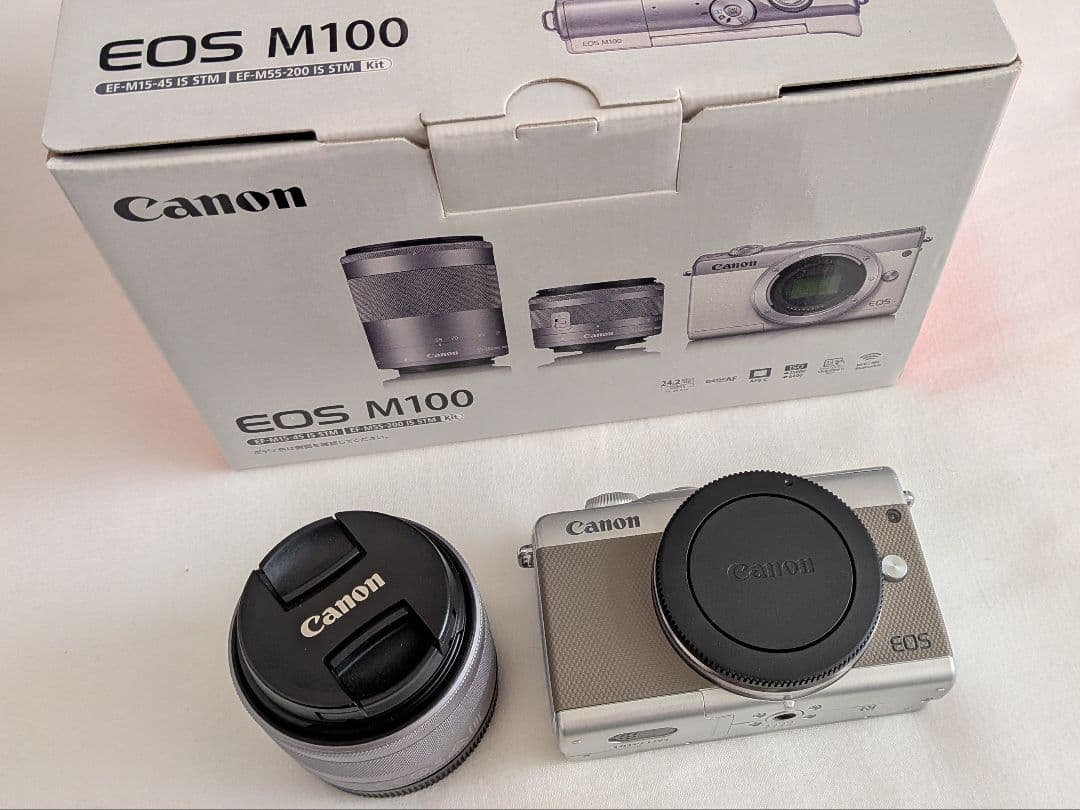 Canon EOS M100 ミラーレスカメラ 付属品あり おまけ付き