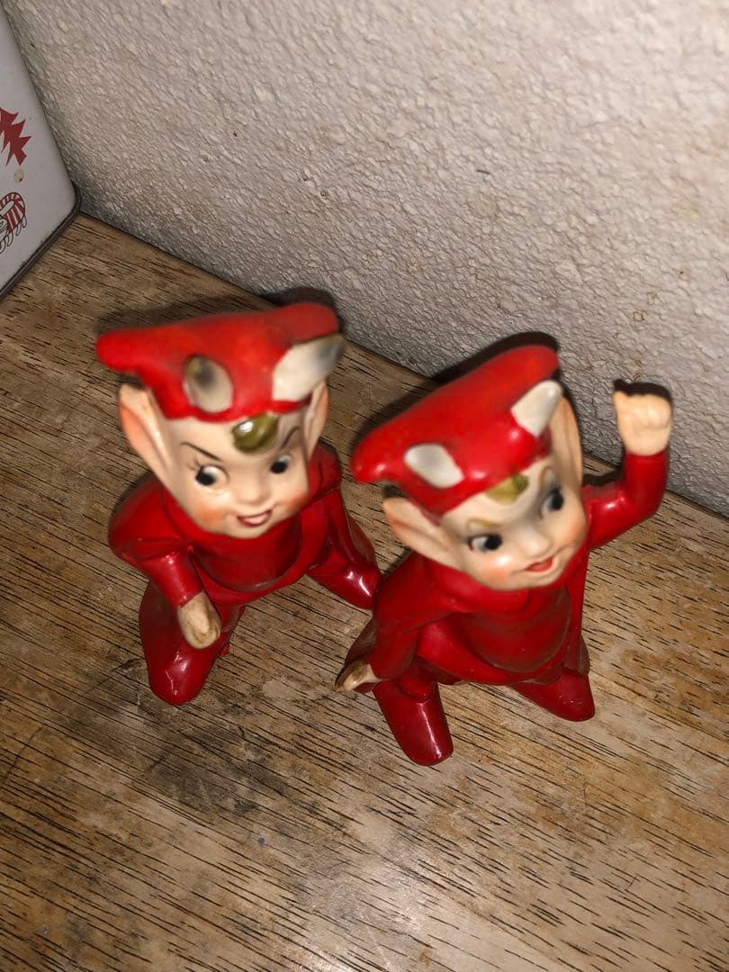 ビンテージ50s デビル 悪魔　レッドデビル 妖精　ミッドセンチュリー　レトロ