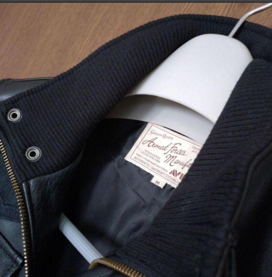 極美品！AVIREXレザージャケット空軍70周年記念モデル