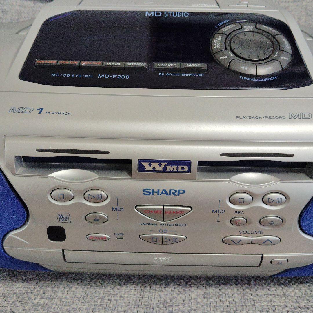 SHARP MD-F200 ポータブルコンポ　ジャンク