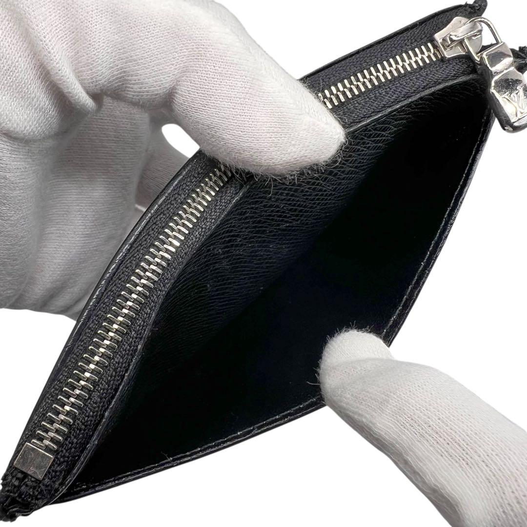 232ルイヴィトン タイガ フラグメントケース カードケース 小銭入れ 黒