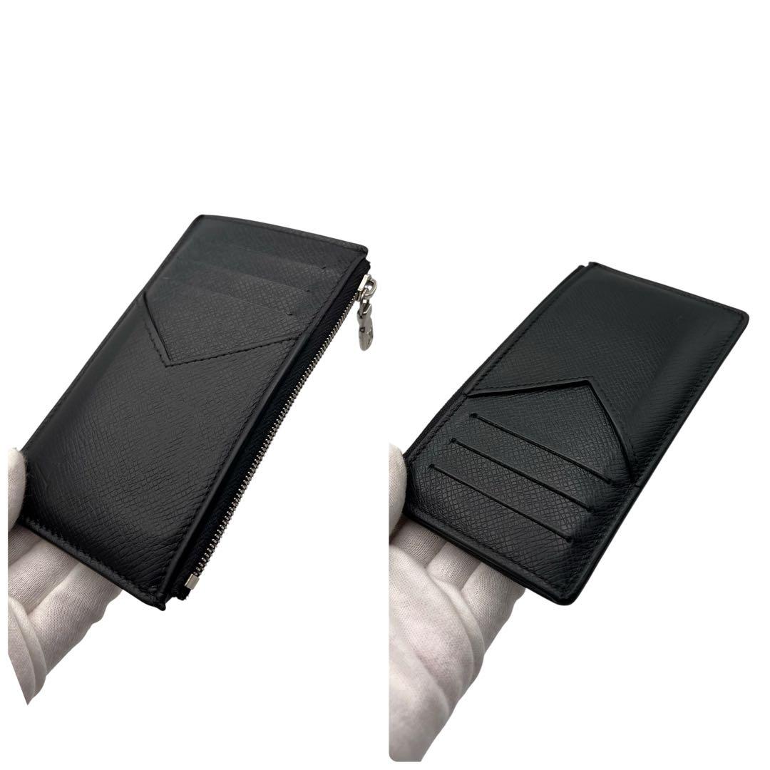 232ルイヴィトン タイガ フラグメントケース カードケース 小銭入れ 黒