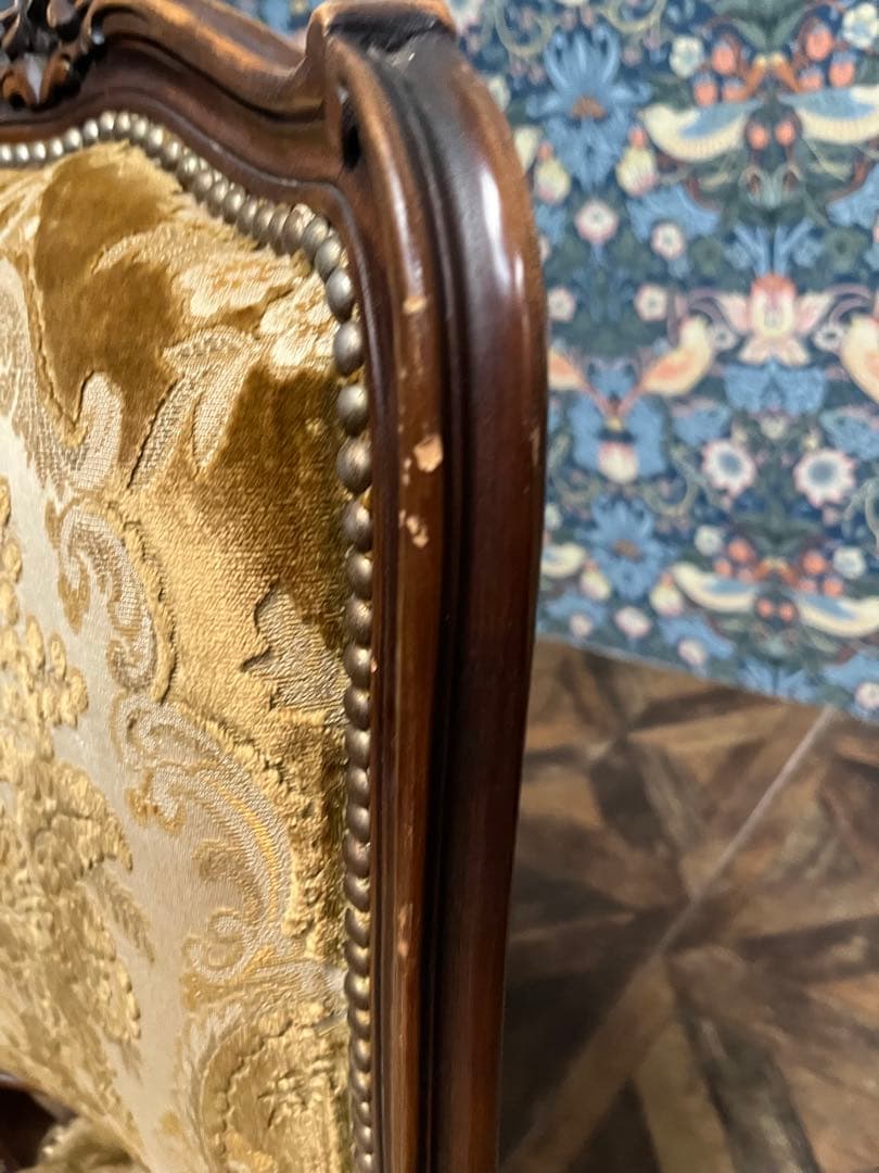 coldweather＊カリモク ドマーニ 椅子 ③金華山 ルイ15世猫脚