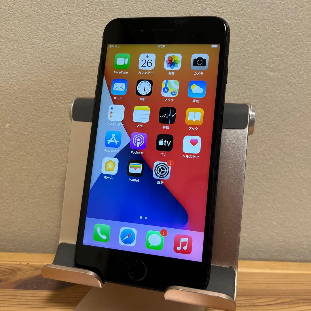 バッテリー新品交換済100%！iPhone7 plus 128GB SIMフリー