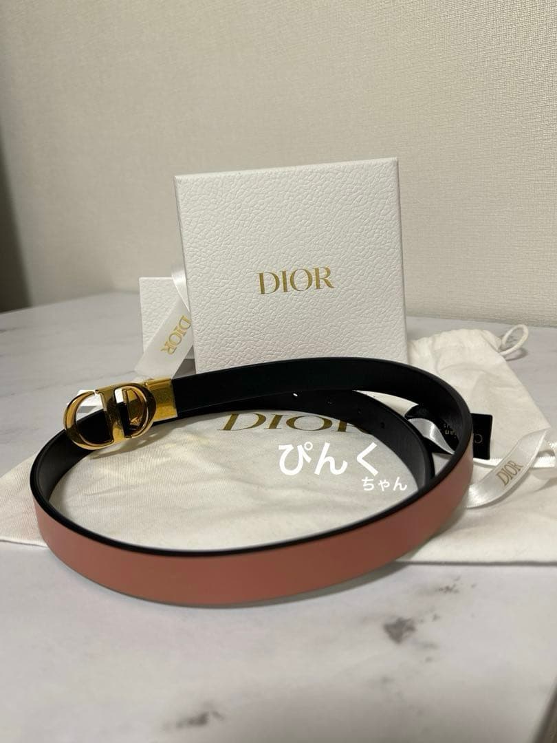 Dior 30 ベルト MONTAIGNE リバーシブルベルト 75サイズ