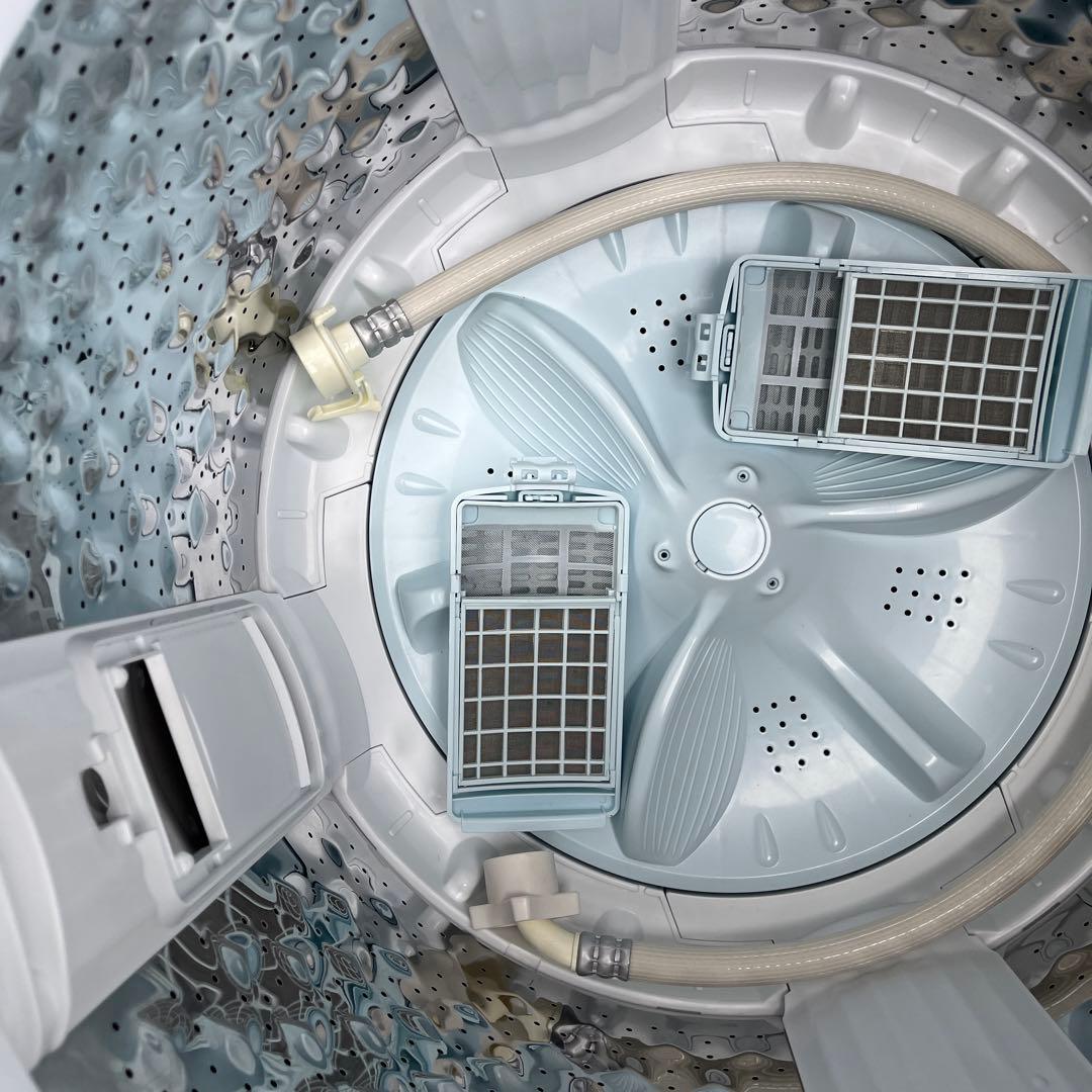 【美品】TOSHIBA 全自動洗濯機 6kg ピュアホワイトAW-6GA4