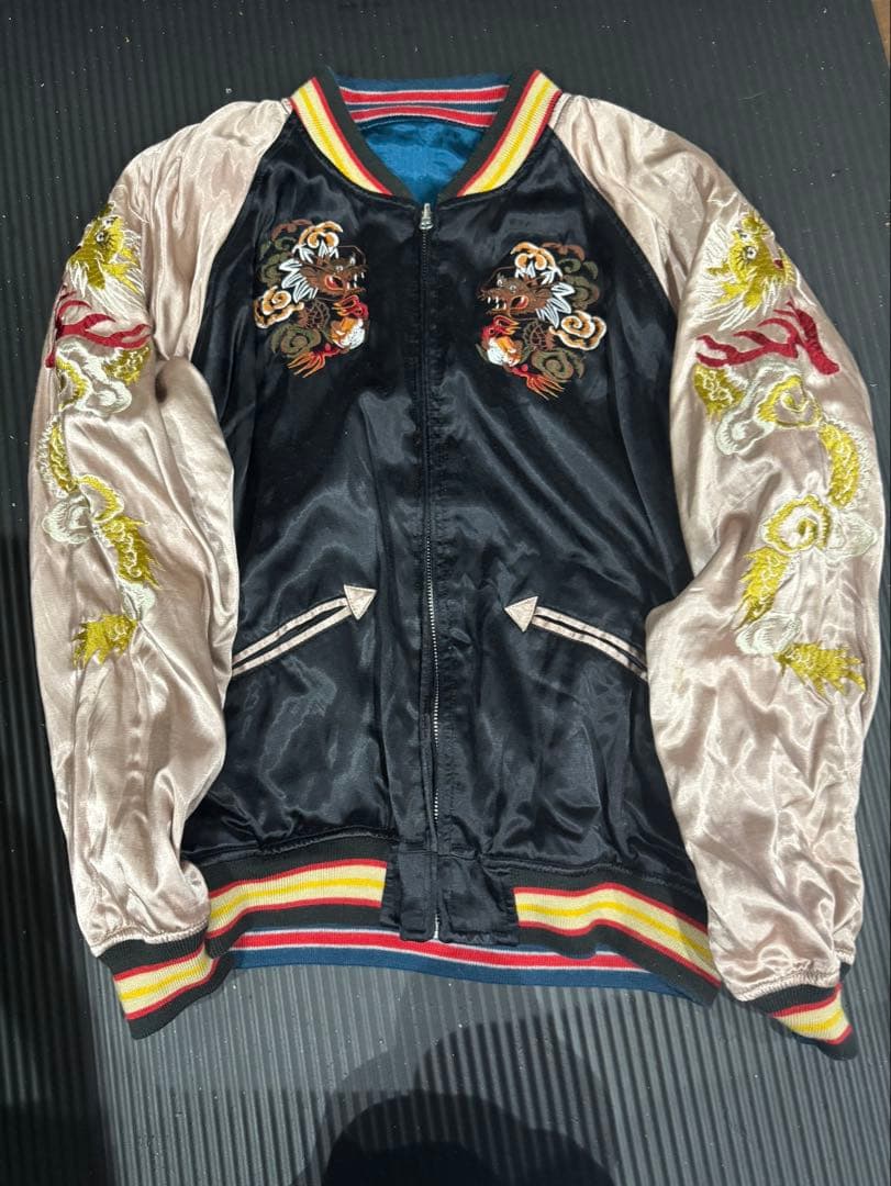 激レア ビンテージ スカジャン HOUSTON ヒューストン 20年前の希少お宝