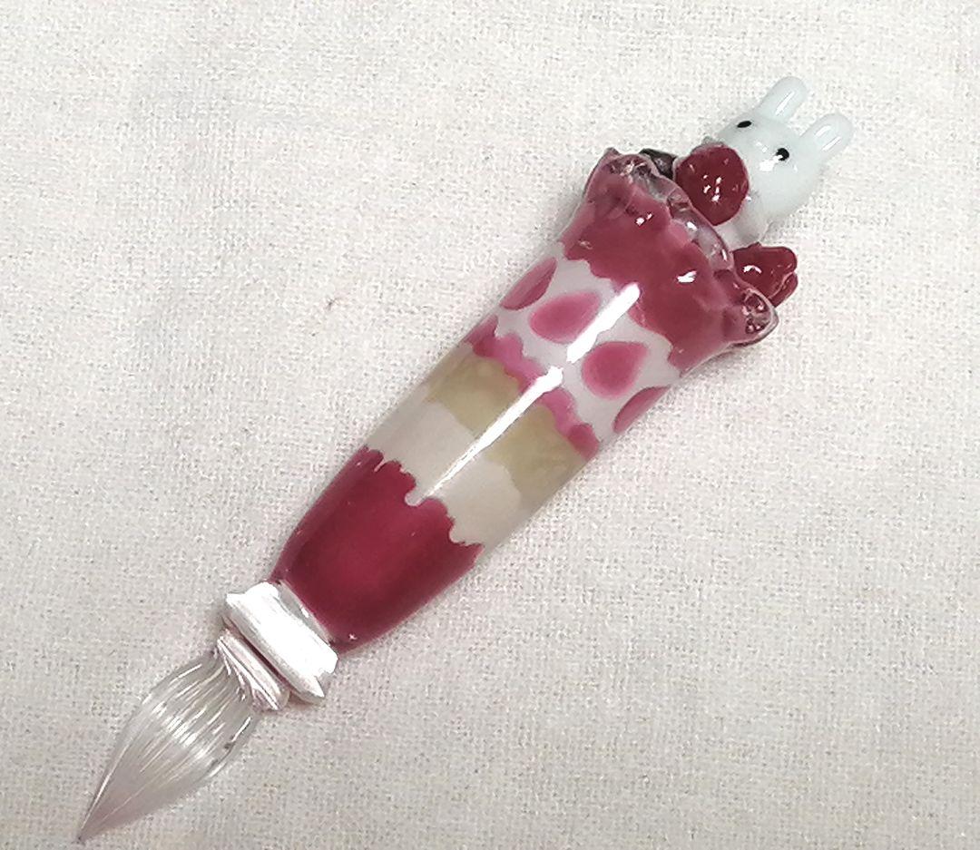 うさぎパフェ　ガラスペン