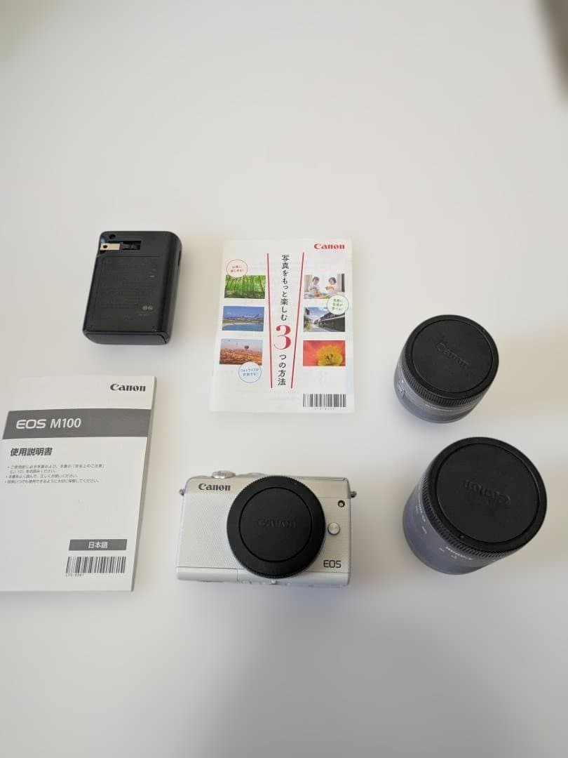 Canon EOS M100 ダブルズームキット ホワイト