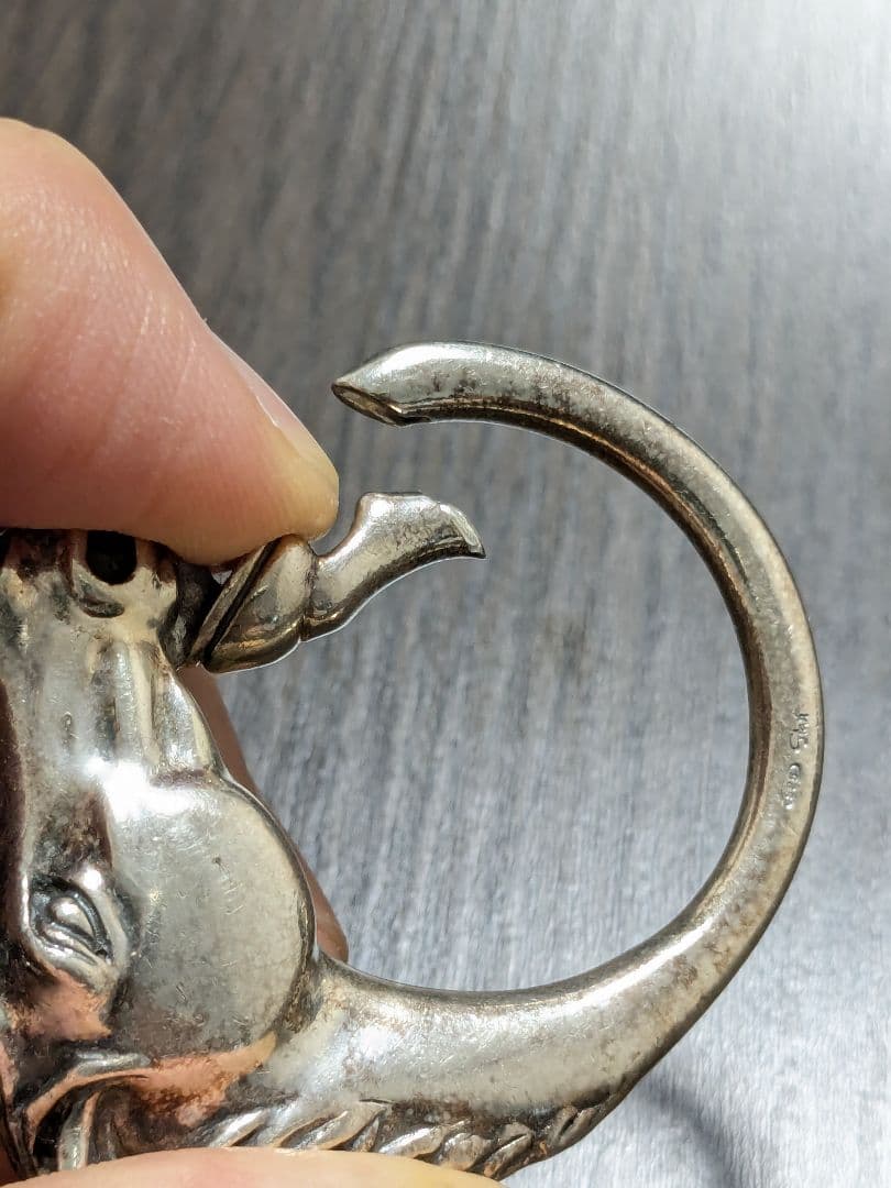 Silver925 ビンテージキーフック　馬