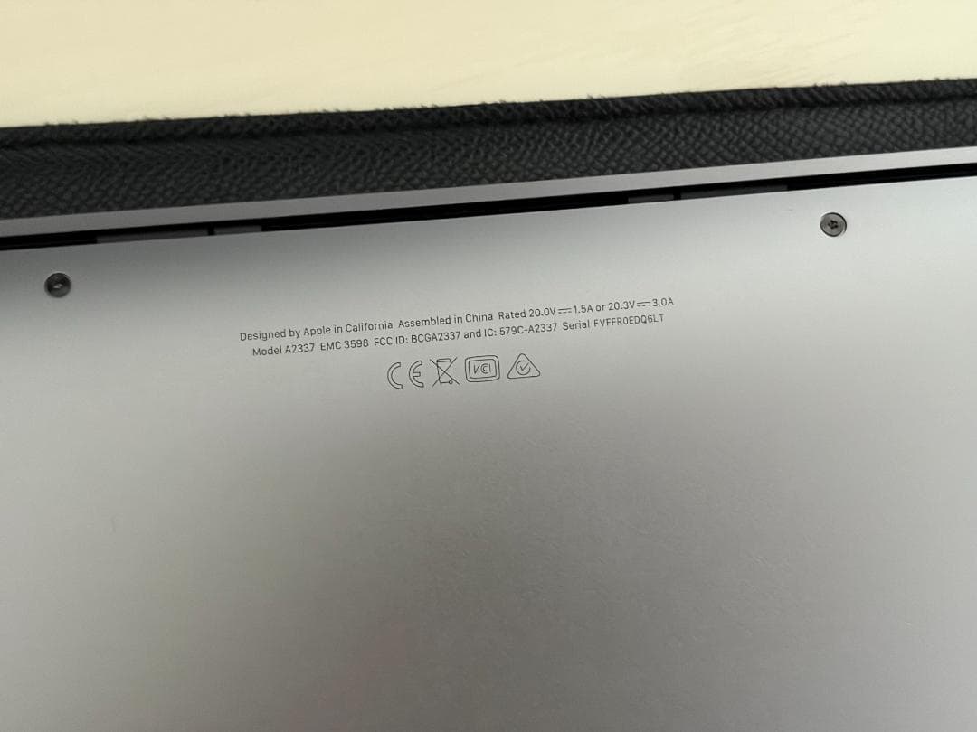 【美品】MacBook Air M1 16GB 512GB