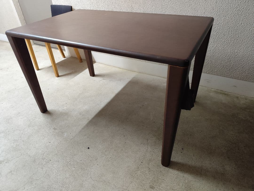 ステルスこたつヒーターダイニングテーブル（120cm）＋チェア2脚