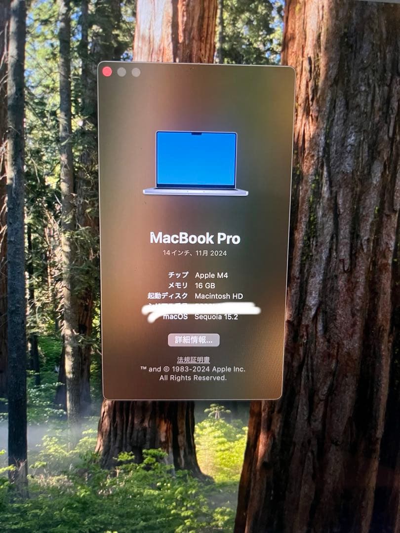 MacBook Pro 14インチ M4 16GB シルバー