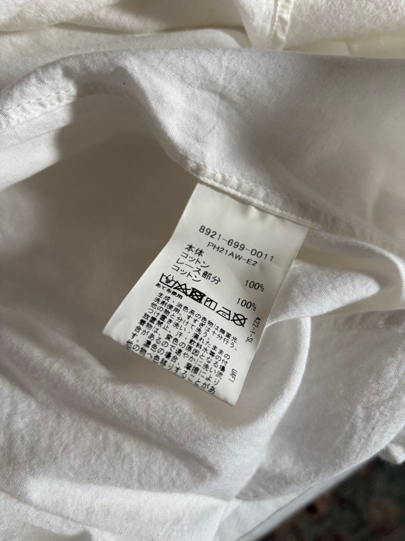 ronherman別注　pheetaブラウス【ホワイト】